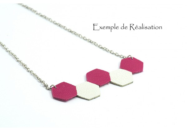 Hexagones en cuir