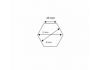 Hexagones en cuir