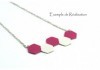 Hexagones en cuir
