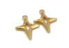 Breloque étoile filante dorée – Acier inox PVD – Bijoux DIY