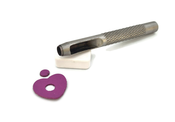 Emporte-pièce cuir 6 mm – Outil à frapper découpe ronde