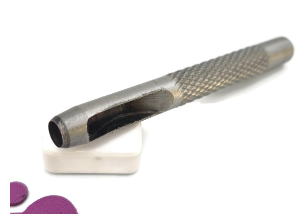 Emporte-pièce cuir 6 mm – Outil à frapper découpe ronde