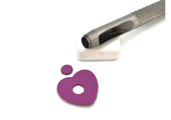 Emporte-pièce cuir 6 mm – Outil à frapper découpe ronde