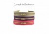 10 Perles passantes Gros Trou - Forme Rondelle - 5x2 mm - Trou : 3.5 mm - Couleur Or Doré