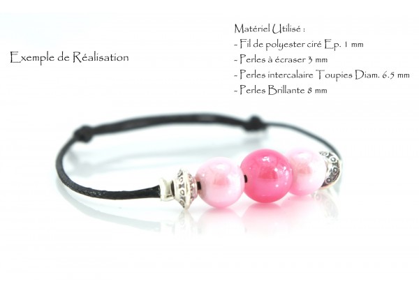 10 Perles en verre ultra brillantes - Diam. 8 mm - Couleur Effet Irisé Rose Tendre