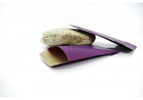 10 Pochettes cadeau Uni - Sachets 60Gr - 7x13 cm - Pochette Kraft Colorée Couleur Aubergine