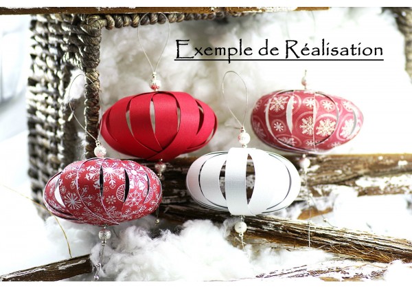 DESTOCKAGE - 5 jolies feuilles cartonnées inspiraton Noël - Format A6 (10x15 cm) - Thème "Rouge Festif"