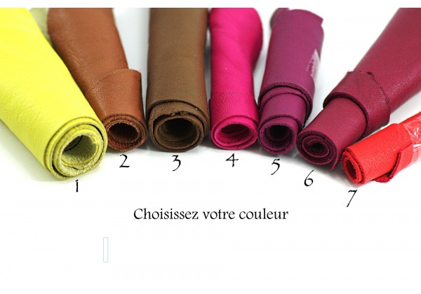 DIY - Kit pour la création d'une paire de Boucles d'oreilles Cuir et Filigrane - Crochets en Plaqué Argent 925