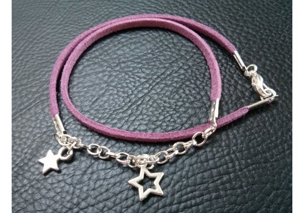 DIY - Kit Bracelet Suédine et Chaine avec petites breloques