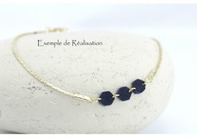 Emporte Pièce à frapper Forme Hexagone - Poinçon pour percer le cuir ou plastique - Dim. Hexagone 6 x 5 mm