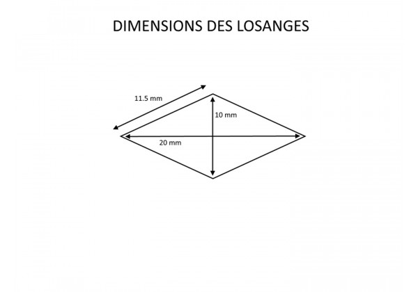 Losanges en cuir