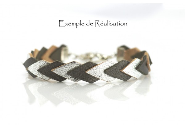 Losanges en cuir