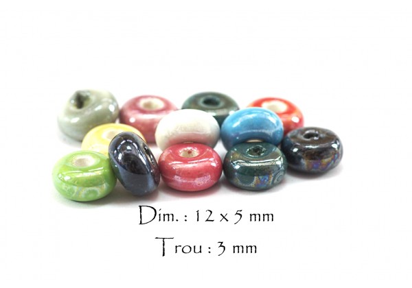 Perles Porcelaine