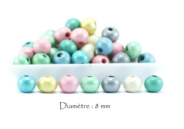 Perles en bois