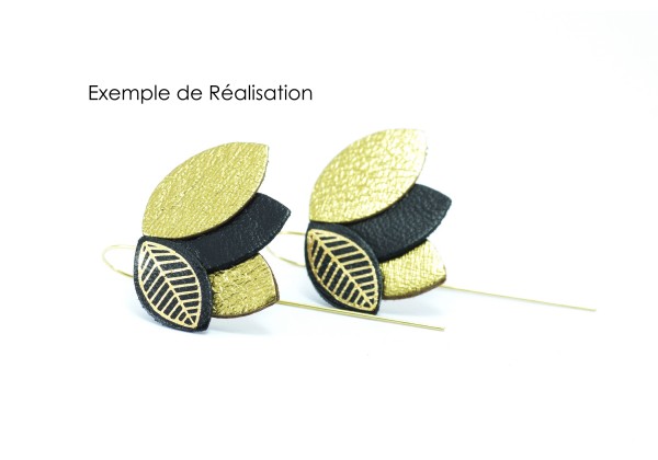 Feuilles Pétales de cuir