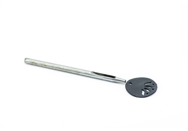 Emporte Pièce à frapper - Poinçon pour percer le cuir ou plastique - Diamètre : 2,5 mm