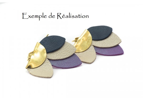 Feuilles Pétales de cuir