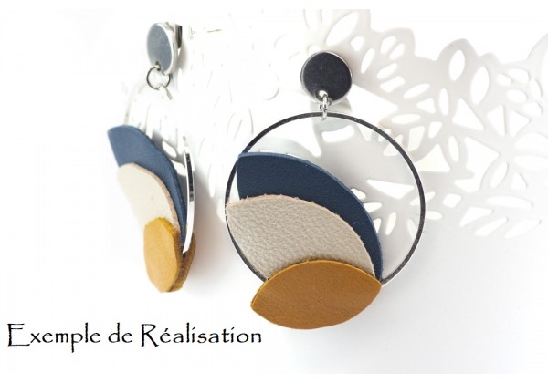 Feuilles Pétales de cuir