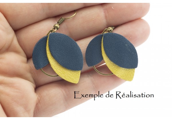 Feuilles Pétales de cuir