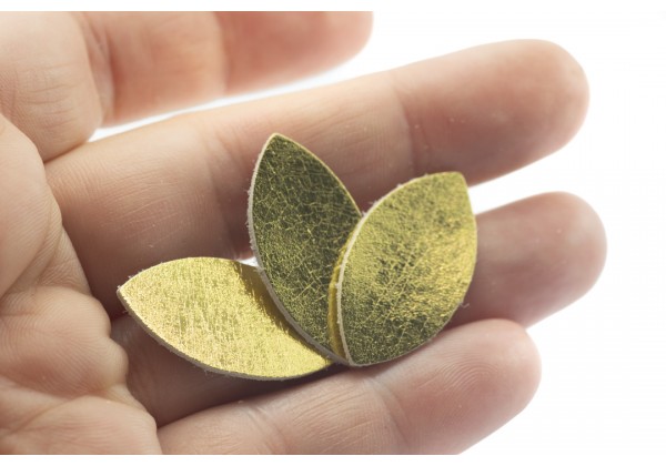 Feuilles Pétales de cuir