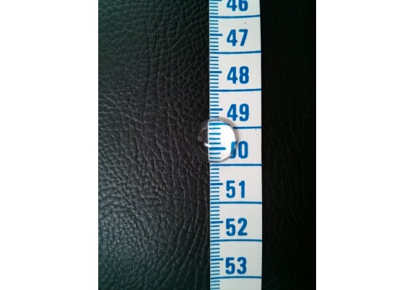 20 Cabochons en verre transparent - Diam. 12 mm - A illustrer