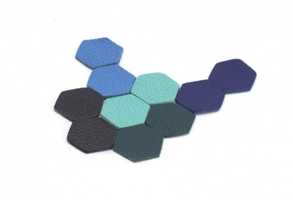 Hexagones en cuir