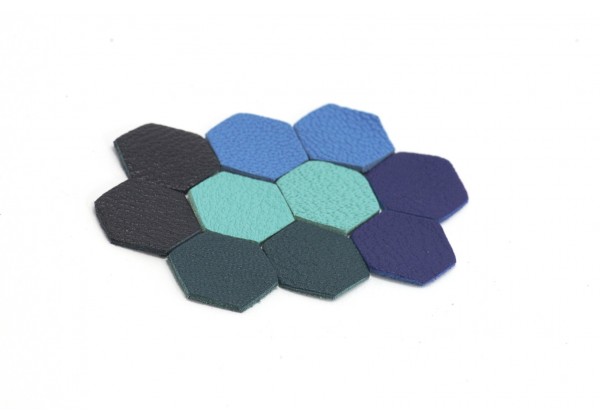 Hexagones en cuir