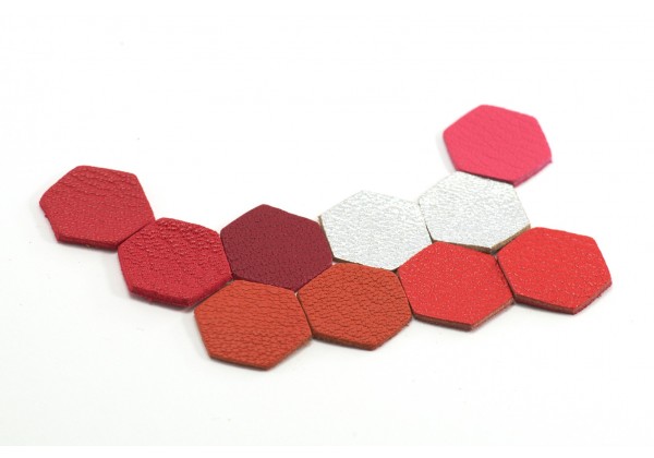 Hexagones en cuir